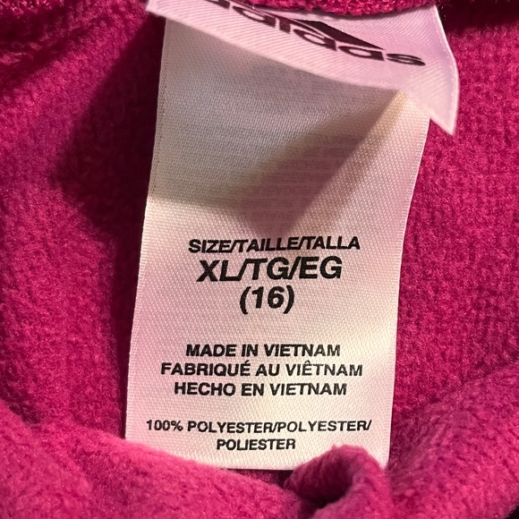 Adidas Sweatshirt Simmer Logo - Girls XL (16) - Picture 15 of 16